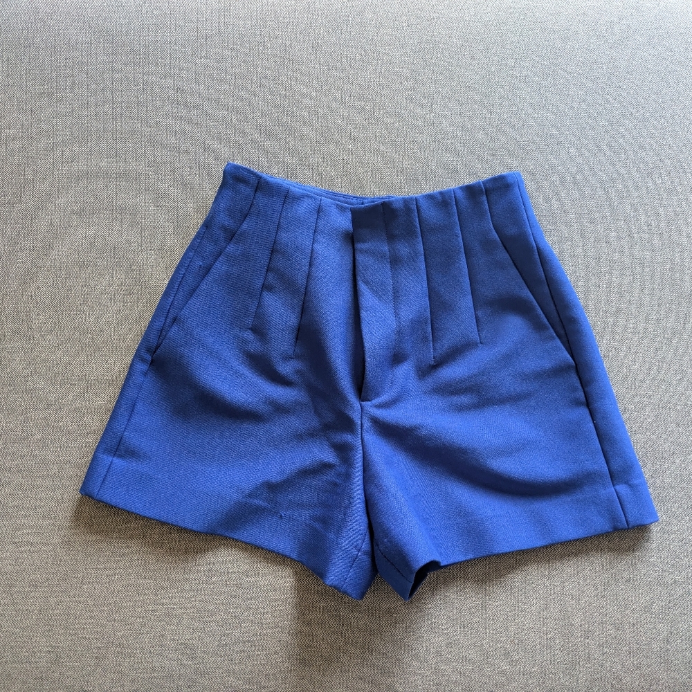 Women's Vintage 70s Style Pleated Zara Shorts